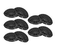 NOLITOY Fermaporta in Silicone 10 Pezzi Adesivo, Cuscinetti Anticollisione Rotondi per Porte e Mobili, Paraurti Antirumore e Antiurto per Protezione Pareti e Armadi, Facile