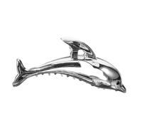 NOLITOY Forcina per con squalo delfino barrette hair pin forcina per delfini clip con spilla piega fermagli per sottili fermagli per divertenti Lega di zinco Silver
