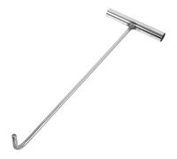 NOLITOY Gancio in Acciaio Inossidabile Forma Attrezzo Per Il Sollevamento Di Tombini Gancio Inossidabile Del Foro Di Copertura Per Tombino Sollevatore Argento