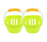 NOLITOY Giocattolo Carrello della Spesa e Cestino Simulato in Abs, Set 2 Pezzi Colorati, Gioco Educativo per Prima Infanzia e Gioco di Finzione per Sviluppo Genitore-figlio