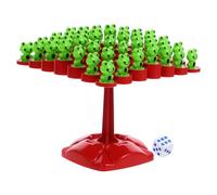 NOLITOY Gioco da Tavolo Albero delle Rane 50 Rane e Dadi, Gioco Genitore-figlio per 3 Anni, Giocattolo Cognitivo per Festa in Famiglia