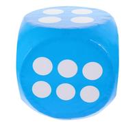NOLITOY Grandi Dadi in Schiuma Giganti Numerati, Dado da Gioco Morbido e Adulti, Gioco di Società per Feste e Attività Educative All’aperto, 1 Pezzo Blu