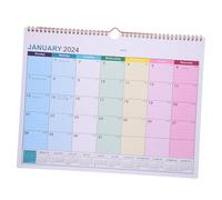 NOLITOY Inglese Mensile Appeso Mesi per e Scuola Design e con Note per Obiettivi e To Do List
