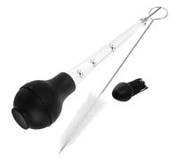 NOLITOY Iniettore Marinatura per Carne in con Pompa Aspirazione e per Tacchino Strumento Carne Resistente per Barbecue e per Mantenere e Saporita