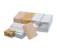 NOLITOY Kit 12 Pezzi Cubi di Densità in Ottone, Ferro, Alluminio e Legno per Esperimenti Scientifici, Materiale Didattico per Laboratori Scolastici e Attività Educative di Fisica