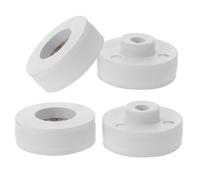 NOLITOY Kit 4 Pezzi Rulli Porta Scorrevole per Serra Puleggia Nylon Silenziosa, Ferramenta per Binari Sopraelevati, Rullo Guida per Porte Vetro Pvc Metallo, Uso Giardino e Locale