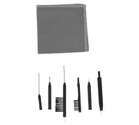 NOLITOY Kit di Pulizia per Apparecchi Acustici 7 Pezzi Spazzola, Asta e Panno Asciutto per Pulizia, Accessori Pratici per Igiene Udito Quotidiana