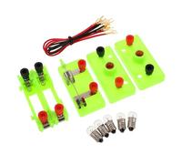 NOLITOY Kit Esperimenti Elettricità per Set Educativo con Circuiti in Serie e Parallelo Strumento Interattivo per Apprendimento Stem e Sviluppo del Pensiero Compatibile con Altri Kit