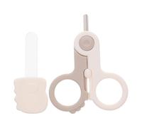 NOLITOY Kit Tagliaunghie Manuale e Forbicine per Ragazzo Ragazza Ragazzo Ragazza Lima e Bastoncino Lucidante Sicurezza Anti-pizzicamento Acciaio Inox e Abs Piccolo