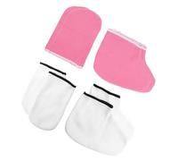 NOLITOY Maschera E Piedi - 4 Paia Di Peeling Per I Piedi E Guanti Idratanti Per Le Bagno Di Cera Termale