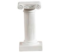 NOLITOY Mini Colonna Romana Decorativa in Resina Pilastro Compatto per Arredamento da Tavolo e Ingressi Come Statua Ornamentale e Supporto Multifunzione per Piante e Oggetti