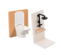 NOLITOY Mobili della stanza delle bambole simulati mini toilette per bambole
