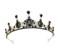 NOLITOY Nera Copricapo Da Sposa Corone Per Le Donne Diadema Nuziale Da Sposa Corone Della Sposa Coroncina Sposa Diademi Per Ragazze Diademi Nuziali Per La Sposa Black Strass