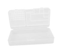 NOLITOY Organizer per Attrezzi da Riparazione Telefoni Portatile Scatola Trasparente con Scomparti per Piccole Contenitore Compatto per Componenti Elettronici e Precisione