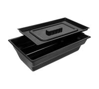 NOLITOY Padella per Wc da Comodino Sedile Imbottito per Anziani Facile da Installare e Pulire Compatibile Comode Portatili e Sedie Rotelle Materiale Plastico Ergonomico per Supporto