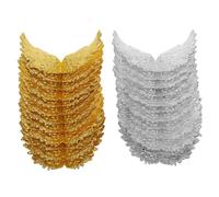 NOLITOY Pezzi Di D'Angelo Decorazioni A Forma Di Angeli Decorazioni Natalizie A LED Per Decorazioni Per Torte Con Fondente Decorazioni Per Torte Ad Ala Per Ornamenti