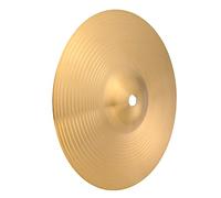 NOLITOY Piatti per batteria - piatto del cappello piatto hi hat giocatore incidente cembali silenziosi piatti del cappello pelli a basso volume piatto tamburo d'epoca piatto crash D'oro