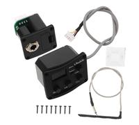 NOLITOY Pickup Ukulele con Display LCD Preamplificatore Digitale Bande con Equalizzatore per Chitarra Acustica Controllo Tonalità Avanzato per Palco e Pratica Domestica