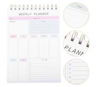 NOLITOY Planner Settimanale Strappabile da Tavolo per Appunti e To-do List Blocchetto Note Verticale Portatile con Pagine Rimovibili per Casa e Ufficio Design Senza Residui Formato