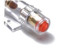 NOLITOY Portafusibili In-line Agu con Fusibile Anl Supporto Sicurezza Elettrica Auto Facile Installazione per Impianti Audio e Accessori Veicolari