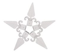 NOLITOY Puntali per Recinzione da Giardino 10 Pezzi in Plastica Resistente Decorazioni per Pali di Cancello e Cortile Accessori Facili da Installare per Recinzioni e Cancelli Esterni