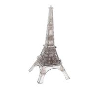 NOLITOY Puzzle 3D Torre Eiffel di Cristallo Trasparente Giocattolo Educativo di Blocchi per Decorazione Puzzle Decorativo in Cristallo per Sviluppo Motorio e Coordinazione Occhio-Mano