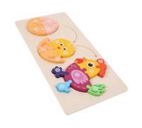 NOLITOY Puzzle in Legno Per Ragazzo Ragazza Ragazza Sul Processo Di Crescita Degli Animali Giocattolo Educativo Per Riconoscere Gli Animali Stimola Capacità Manuali