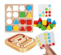 NOLITOY Puzzle Labirinto in Legno per Anziani Set Attività Cognitive e Giochi di Memoria per Stimolazione Mentale e Socializzazione per Riunioni e Attività di Gruppo