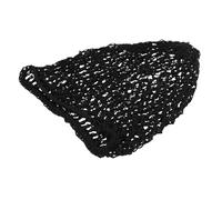 NOLITOY retina per rete all'uncinetto snodo impacco per a rete Curls Accessorio per la copertura per retine per Cappuccetti all'uncinetto per le donne Nero