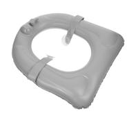 NOLITOY Rialzo per Wc Gonfiabile Cuscino per Wc Ventose per Anziani Sedile da Doccia Comfort Ergonomico Riduce la Pressione Materiale Pvc Resistente e Sicuro per Uso Quotidiano
