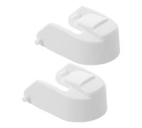 NOLITOY Ricambi per Spremi-dentifricio Automatico 2 Pezzi Asta di Spinta in Plastica Resistente Kit Manutenzione Dispenser Compatto per Famiglia Uso Bagno Controllo Porzioni