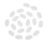 NOLITOY Riso Simulato Decorativo e Alimentare per Fotografia e Didattica, Materiale Robusto, Set da 20 Unitá, Accessorio per Oggetti di Scenografia e Esposizioni Commerciali