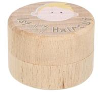 NOLITOY Scatola in Legno per Ricordo Primo Taglio di Capelli Ragazzo Ragazza Custodia per Conservare Memorie Infanzia Regalo per Shower e Compleanni Organizer Facile da Usare per Ricordi