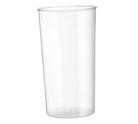 NOLITOY Secchio Trasparente per Composizioni Floreali in Plastica PE Resistente Antiurto Contenitore Cilindrico Decorativo per Fiori Vaso Multiuso per Casa Ufficio e Fioristi Design