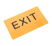 NOLITOY Segnale Braille Esterno Per Uscite Di Centri Commerciali Targa Acrilico Per Ipovedenti e Non Vedenti Accessorio Navigazione Sicura Informazioni Essenziali Per La Mobilità Autonoma