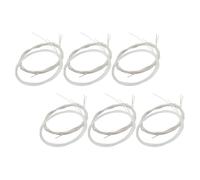 NOLITOY Set 2 Corde per Chitarra Classica in Nylon Trasparente ad Alta Tensione Avvolgimento in Lega di Rame Placcato Argento Corde Lisce per Toni Caldi Accessori per Studio e
