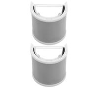 NOLITOY Set 2 Filtri Anti-Pop per Microfono a U in Metallo Bianco con Rete e Cotone Schermi Antivento per Microfono a Condensatore Coperture per Registrazione Vocale e Streaming Podcast