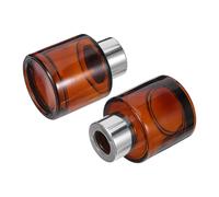 NOLITOY Set 2 Flaconi Diffusore in Vetro Tea da 50 Ml - Bottiglie Ricambio per Oli Essenziali per Aromaterapia Casa e Ufficio - Contenitori Stabili per Profumi Ambientali