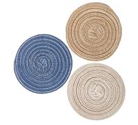 NOLITOY Set 3 Pezzi Mini Tappeto per Casa delle Bambole Morbido Accessori Decorativi per Mini Arredamento e Ornamenti Tappetino Accogliente per Miniature e Decorazione di Ambienti in