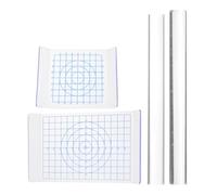 NOLITOY Set 4 Pezzi Strumenti per Argilla Polimerica Rulli Acrilici e Tavole per Scultura Kit Leggero e Portatile per Modellare e Scolpire Argilla Adatto per Principianti e Artisti Fai