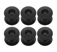 NOLITOY Set 6 Aste Cuscinetti per Calcio Balilla 30 Mm, Accessori per Tavolo da Calcio Balilla, Barre Portanti Resistenti per Giochi Arcade e Allenamento Sportivo