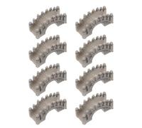 NOLITOY Set 8 Pezzi Ponti in Miniatura in Resina Grigia Modelli Decorativi Architettonici Cinesi Ornamenti per Spazi Verdi Artificiali Acquari e Case delle Bambole Decorazione per