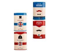 NOLITOY Set da 4 Contenitori per Lame di Scarto Scatola per Riciclaggio Sicura e Pratica Coperchio Colorato per Uso Domestico Parrucchieri e Hotel Design Compatto 105X75 CM