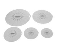NOLITOY Set di Coperchi Pentole in Silicone Riutilizzabili, Resistenti e Non Deformabili, come Copertura per Microonde e Conservazione Alimenti Riutilizzabile