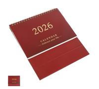 NOLITOY Small Desk Calendar 2025-2026, Desktop New Year Calendar Mini Standing Flip Planner for Home School and Office Supplies