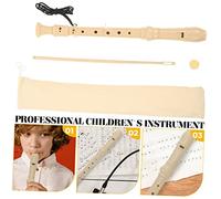 NOLITOY Soprano Recorder in Stile Tedesco per Principianti Strumento Musicale Leggero e Portatile per Ragazzi e Adulti Facile da e Controllare