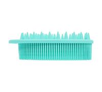 NOLITOY Spazzola Da Bagno Silicone Con Massaggio Strumento Esfoliante Per Doccia Design Ergonomico e Setole Morbide Adatta Per Adulti Con Gancio Di Fissaggio