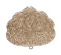 NOLITOY Spazzola Posteriore Per Doccia a Parete Con Ventosa, Scrubber Esfoliante Per Piedi e Schiena in Tpe Antiscivolo, Lavatesta a Parete Mani Libere Per Bagno Domestico