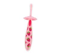 NOLITOY Spazzolino Piatto Kit Titolare Infantile Spazzolini Da Denti Spazzolini Elettrici Per Adulti Dentifricio Manuale Masticabile Gomma Da Pc Rosa