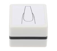 NOLITOY Stampo per Manicure in Plastica Accessorio per Nail Art Strumento per Esercitarsi nella Tecnica della Pittura Unghie per Salone di Bellezza e Uso Domestico